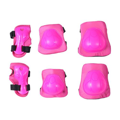 Conjunto de Proteção - Skateboard e Rollers - Rosa - 3 Peças - Bel Fix - P