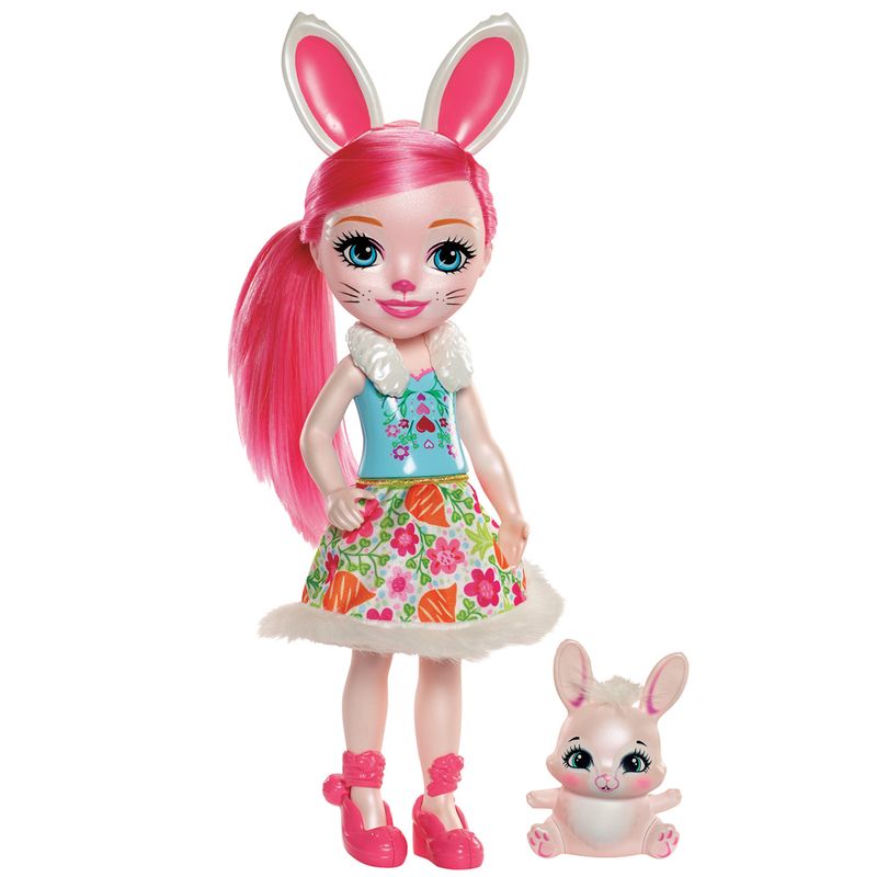 Boneca-Articulada---30-Cm---Enchantimals---Bree-Bunny---Mattel