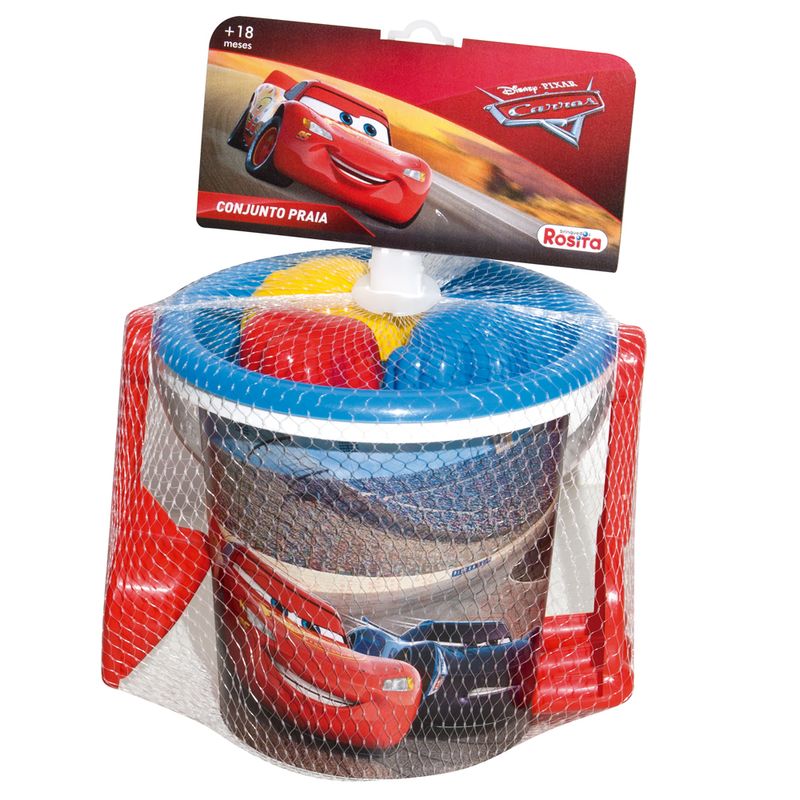 Acessorios-de-Praia-e-Piscina---Baldinho-e-Acessorios---Disney---Carros---Novabrink