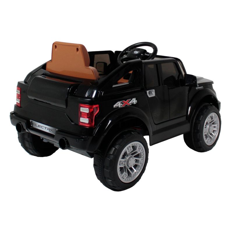 Veiculo-Eletrico---12V---Pick-Up-Preta---Bel-Fix