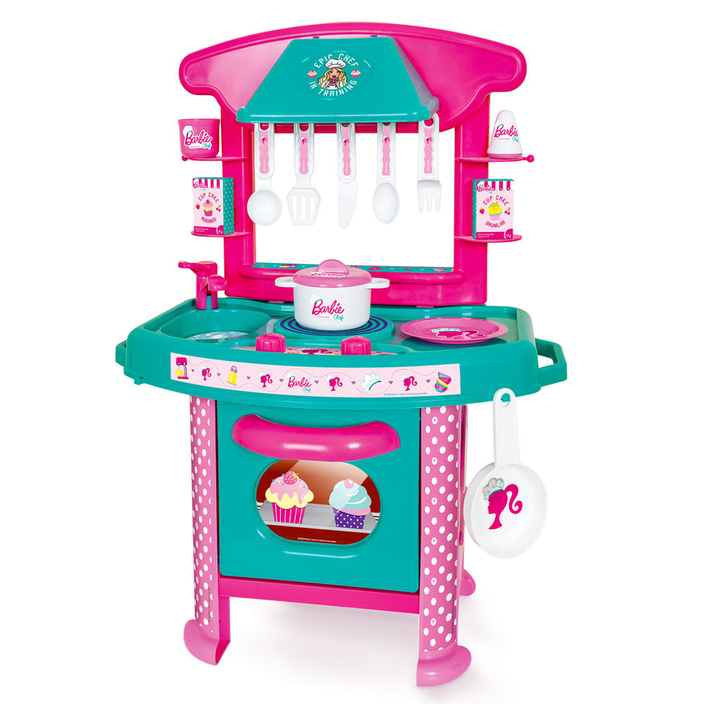 Acessórios para Boneca - Barbie Chef - Cozinha - Cotiplás - Ri Happy