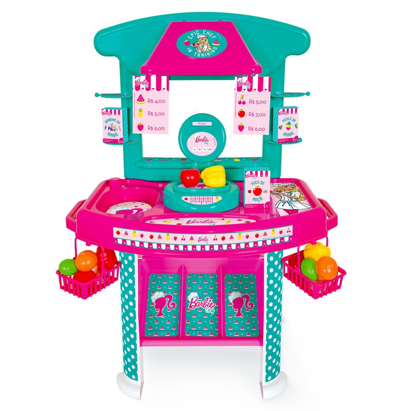 Barbie padaria chef boneca está pronto para assar com um conjunto de jogos  de forno e acessórios de comida que realmente subir! Um som de forno, ação  - Carrefour