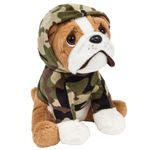 Pelucia---22-Cm---Cachorrinho---Bulldog-Sentado---Militar---Buba