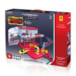 Playset-e-Pista-de-Percurso---Ferrari-Race---Play---Auto-Service---Maisto
