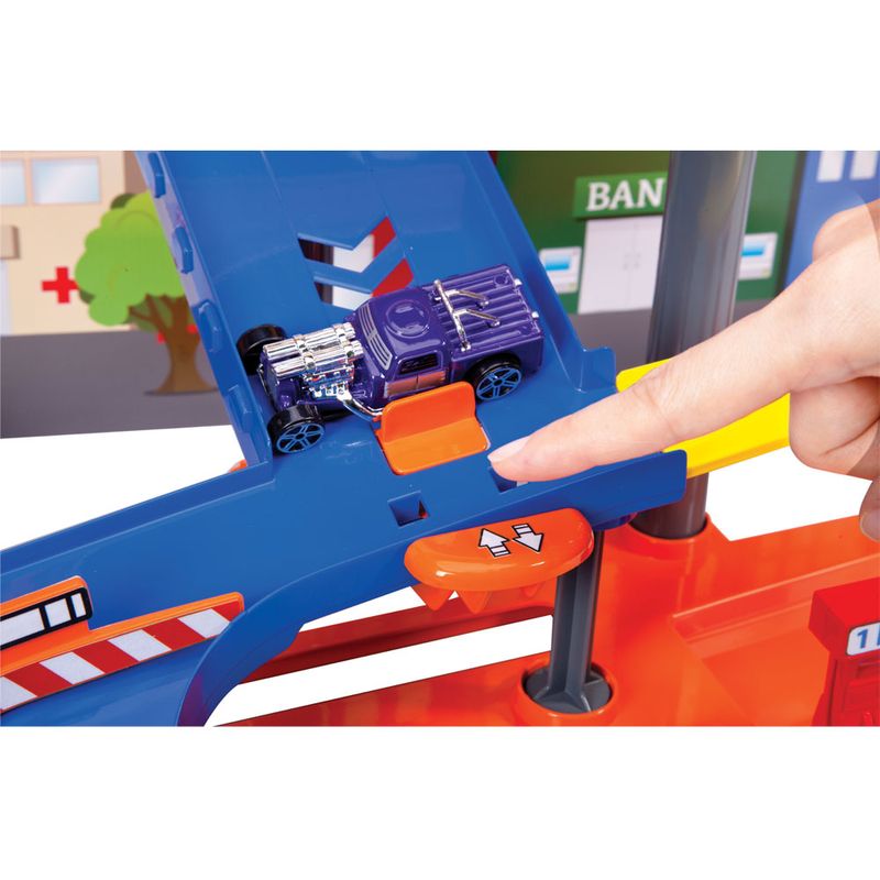 Playset-e-Pista-de-Percurso---Fresh-Metal---Elevator---Maisto