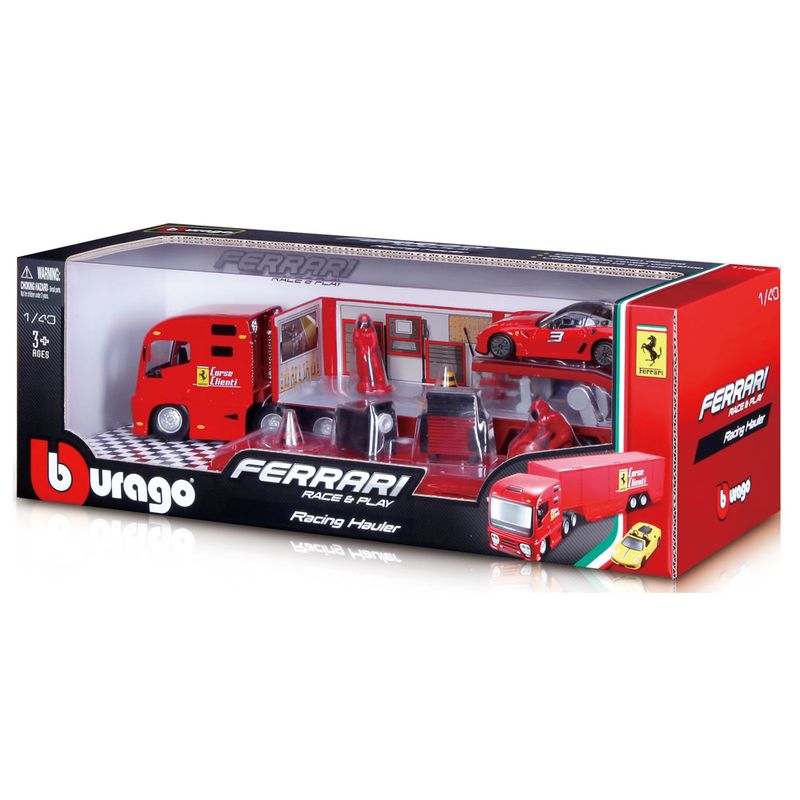 Playset-e-Veiculo---Ferrari-Race---Play---Racing-Hauler---Maisto