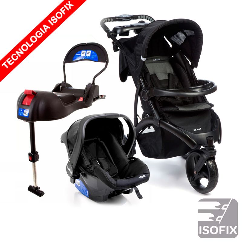 Travel-System-com-Base-IsoFix---Off-Road---Duo-Onix---Infanti