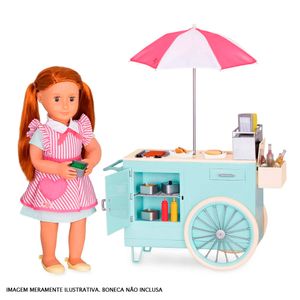 American girl doll food hot sale cart