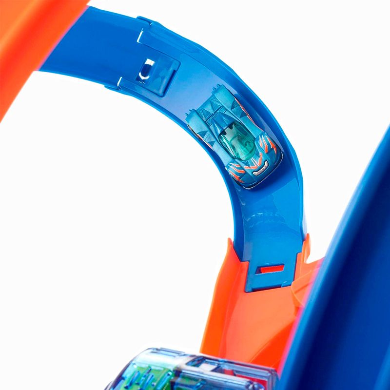 Pista-de-Percurso-e-Veiculo---Hot-Wheels---Corkscrew-Crash---Mattel