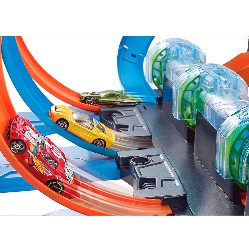 Pista-de-Percurso-e-Veiculo---Hot-Wheels---Corkscrew-Crash---Mattel