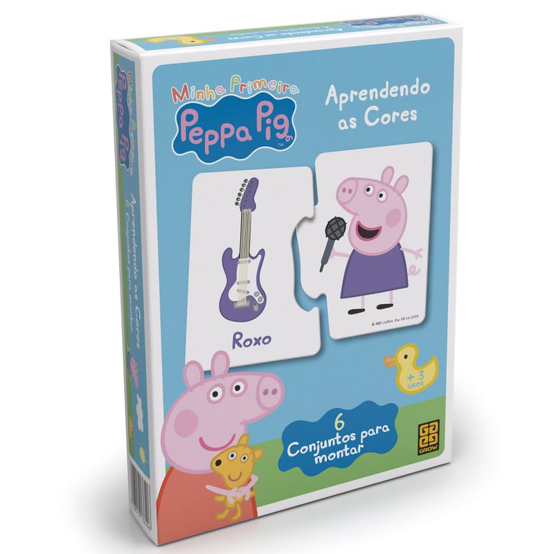 Jogo-Progressivo---Aprendendo-as-Cores---Peppa-Pig---Grow-Frente