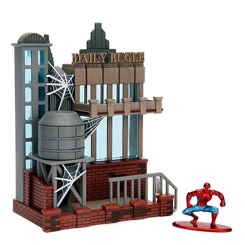 Playset e Mini Figura Colecionáveis - Nano Metals - Spider-Man - DTC