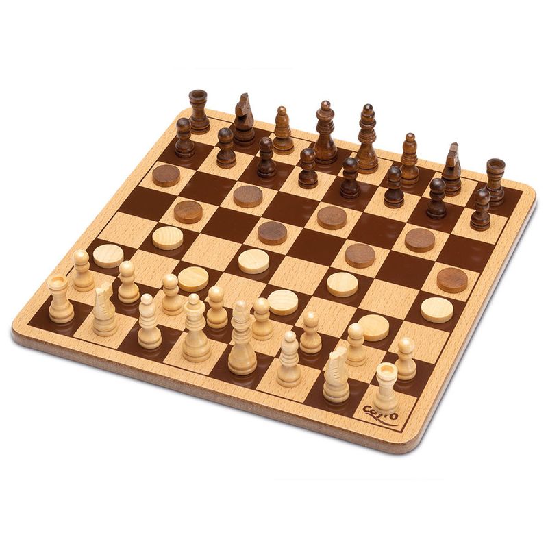 Jogo de damas e xadrez