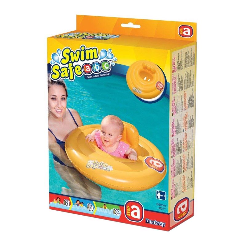 Acessorios-de-Praia-e-Piscina---Boia-Circular-com-Assento---0-a-3-Meses---Bestway