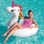 Acessorios-de-Praia-e-Piscina---Boia-Divertida---Unicornio---136-x-131---Bestway