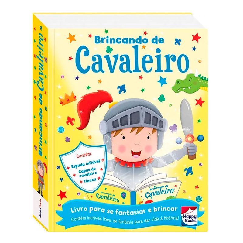 Livro-Infantil---Fazendo-a-Festa-I---Brincando-de-Cavaleiro---Happy-Books