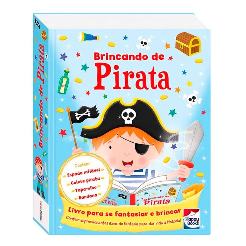Livro-Infantil---Fazendo-a-Festa-I---Brincando-de-Pirata---Happy-Books