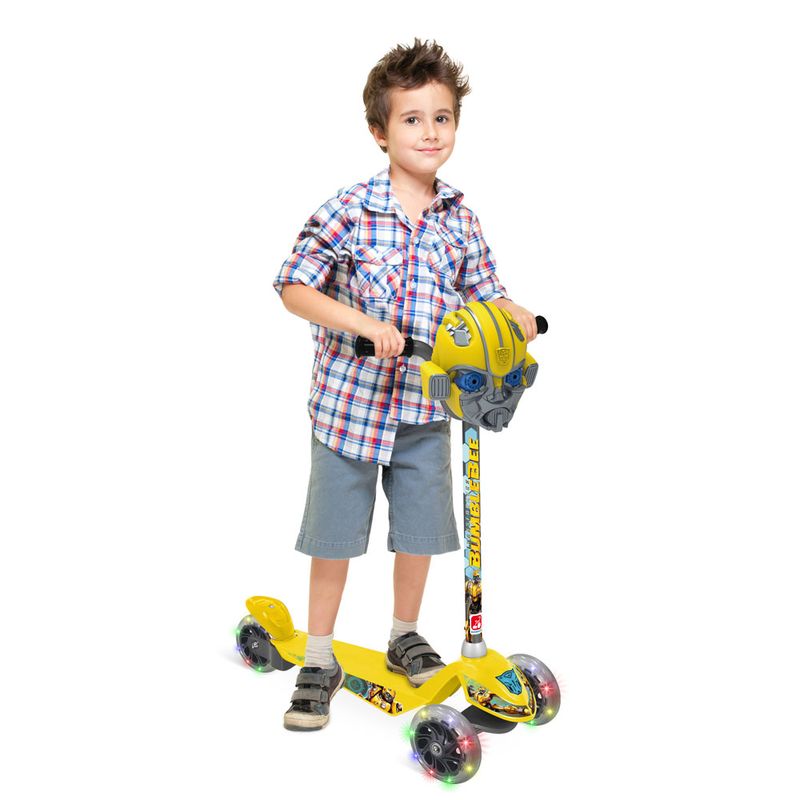 Patinete-Skatenet---Transformers---Bumblebee---Bandeirante