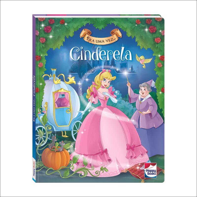 Livro---Era-Uma-Vez---Disney---Princesas---Cinderela---Happy-Books