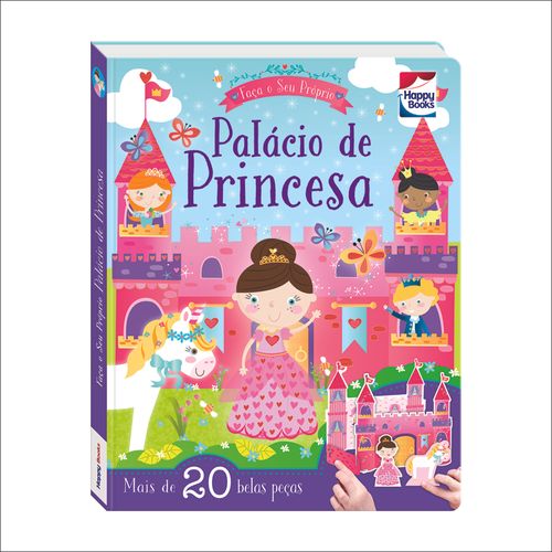 Livro - Faça e Brinque - Disney - Palácio de Princesa - Happy Books