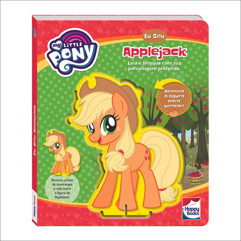 Livro---My-Little-Pony---Eu-Sou---Applejack---Happy-Books