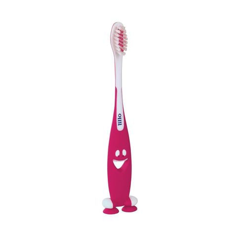Escova Dental Massageadora - Rosa - Lillo