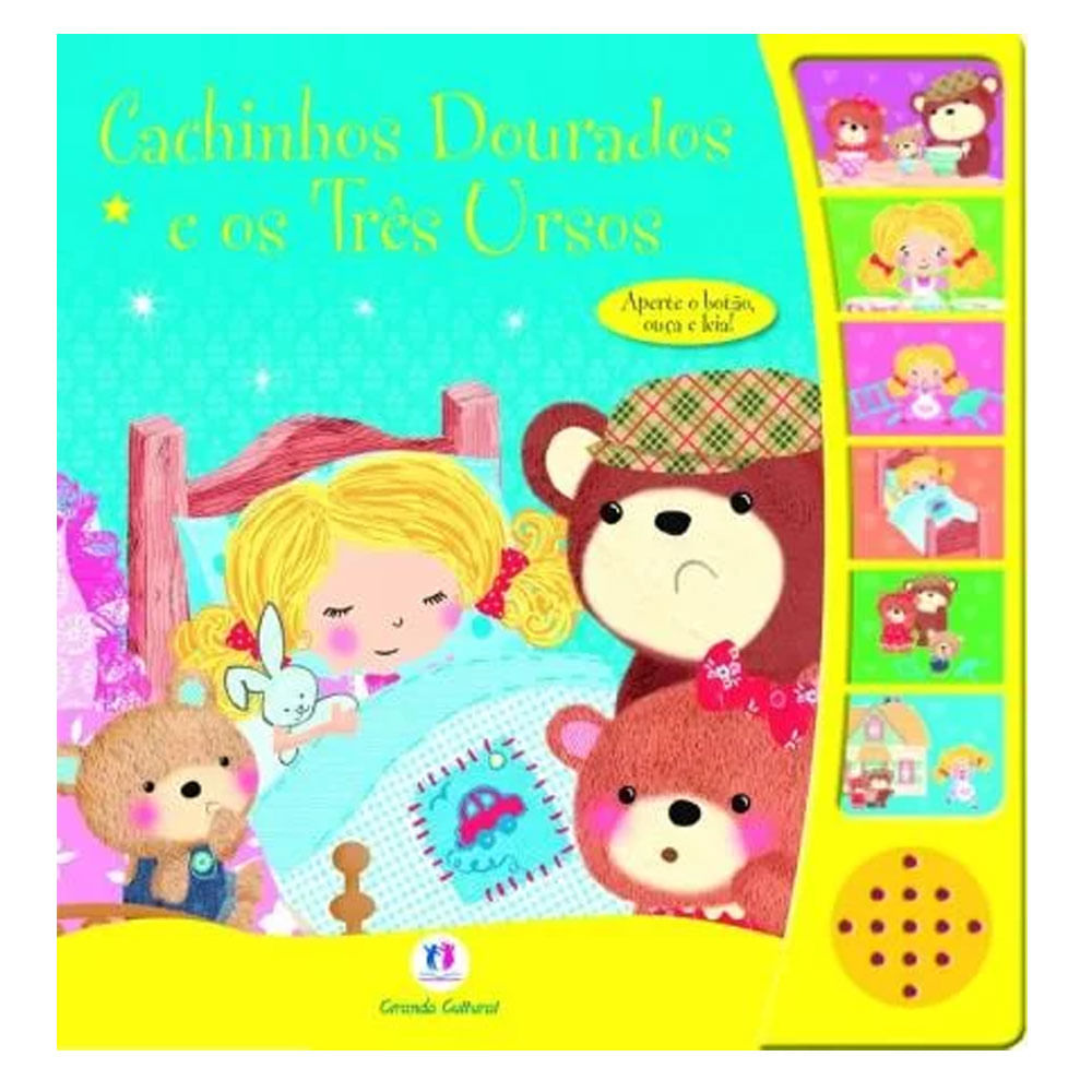 Livro Infantil Cachinhos Dourados E Os Três Ursos Ciranda Cultural