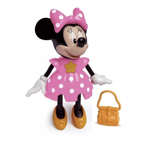 Boneca - Minnie - Conta Histórias - Disney - Rosa - Elka
