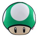 Almofada---Super-Mario-Bros---Formato-Cogumelo---Verde---Zona-Criativa