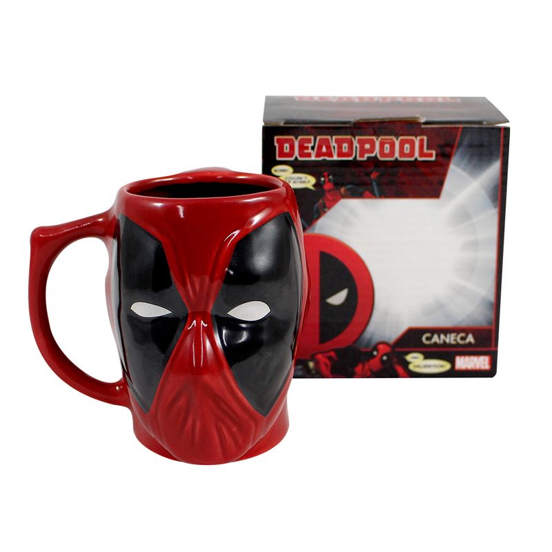 Caneca-3D---400Ml---Disney---Marvel---Deadpool---Zona-Criativa