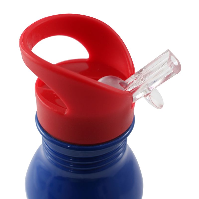 Garrafa-de-Aluminio-com-Canudo-Retratil---600Ml---Disney---Marvel---Capitao-America---Zona-Criativa