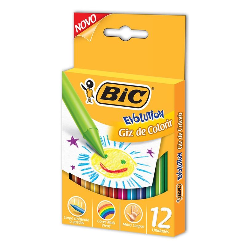 Giz-de-Cera---Fino---12-Cores---Evolution---Bic