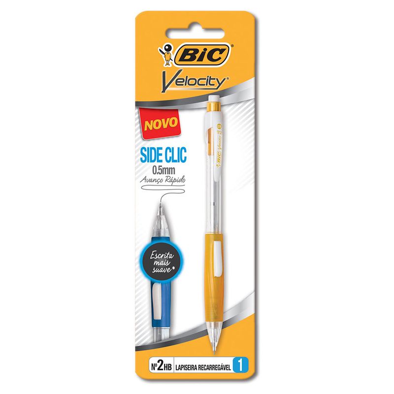 Lapiseira-0.5mm---Velocity---Side-Clic---BIC