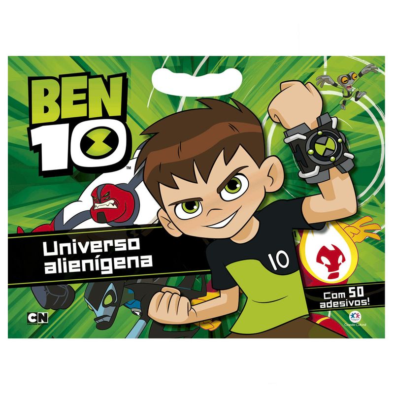 Livro-Infantil-com-50-Adesivos---Ben-10---Universo-Alienigena---Ciranda-Cultural