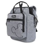 Mochila-Maternidade---Baby-Bag---Casual-Com-Trocador---Cinza---Baby-Go