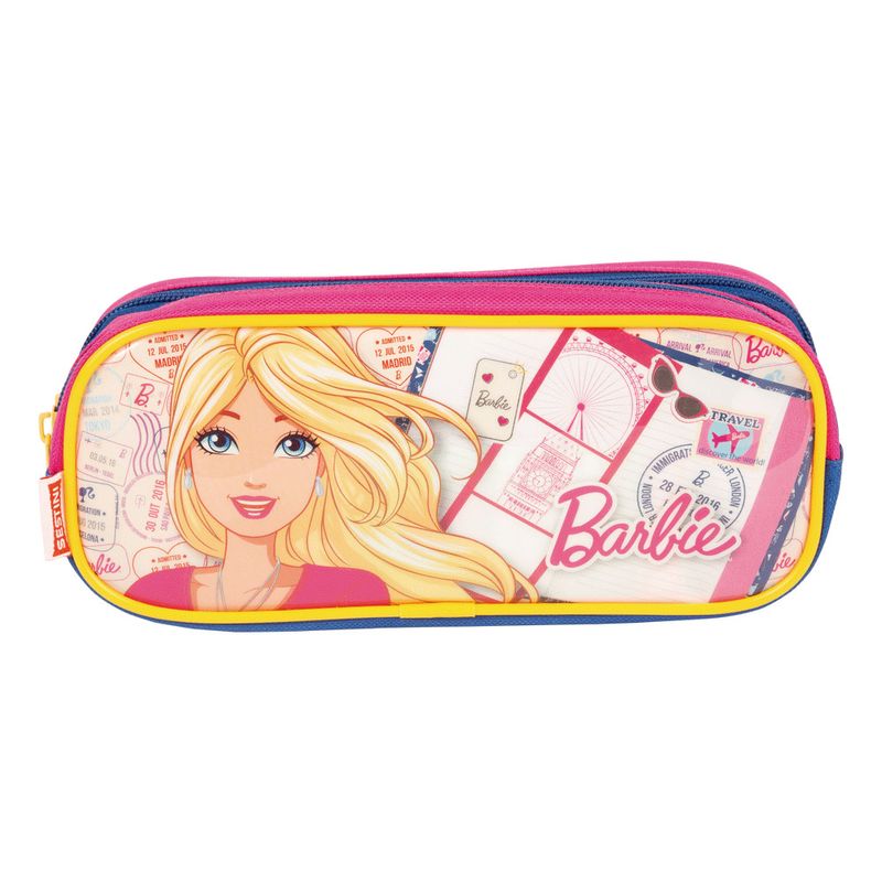 Estojo---2-Divisorias---Barbie---Sestini