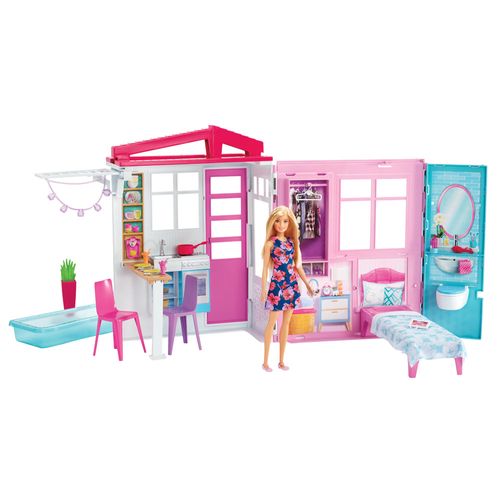 Playset e Boneca Barbie - Casa Glamour da Barbie - Mattel