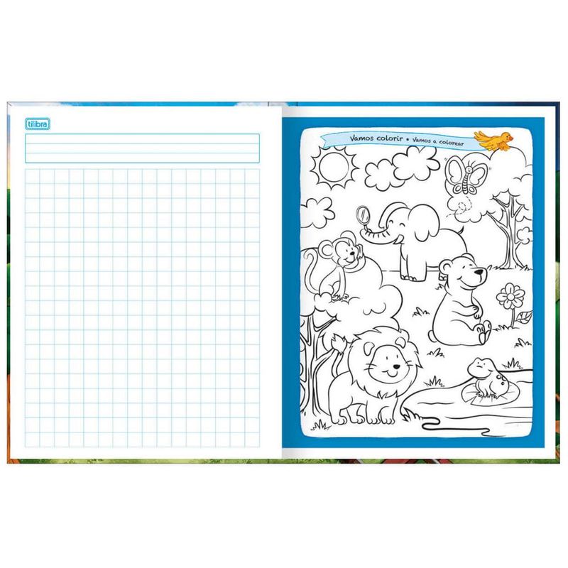 Caderno-de-Brochura---Capa-Dura---Academie-Kids---40-Folhas---Tilibra