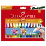 Canetas-Hidrograficas---Jumbo---Triangular---12-Cores---Faber-Castell