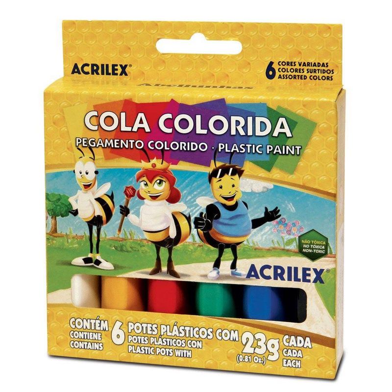 Cola-Artistica---6-Cores---23Gr---Acrilex