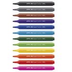 Canetas-Hidrograficas---Jumbo---Triangular---12-Cores---Faber-Castell