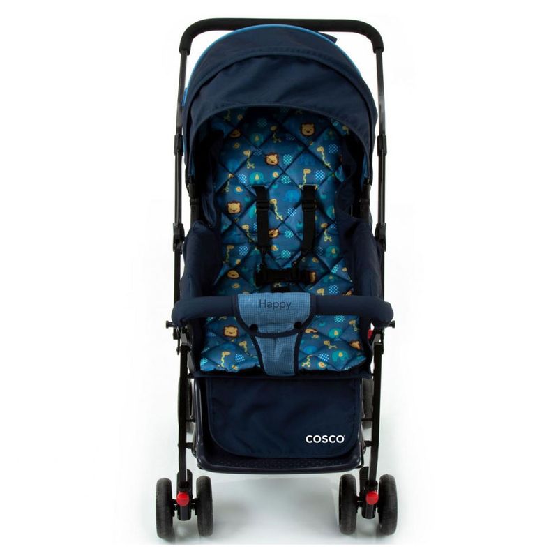 Carrinho-de-Passeio---Reclinavel---Happy---Azul---Cosco