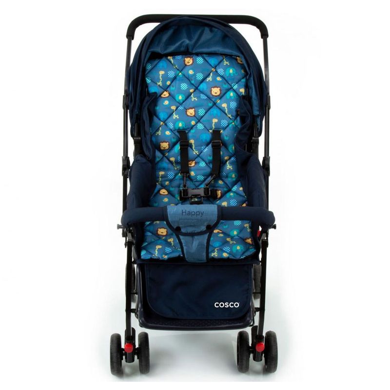 Carrinho-de-Passeio---Reclinavel---Happy---Azul---Cosco