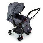 Carrinho-de-Passeio---Reclinavel---Happy---Cinza---Cosco