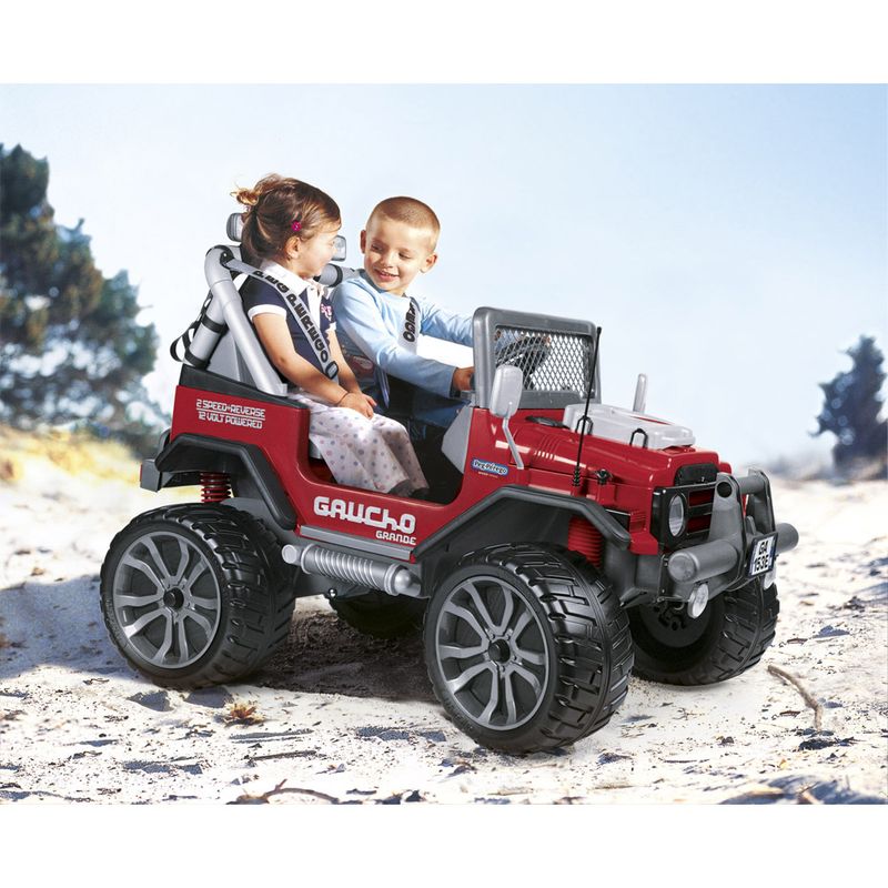 Mini-Veiculo-Eletrico---12V---Gaucho---Red---Peg-Perego