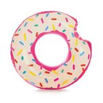 Acessorios-de-Praia-e-Piscina---Boia-Redonda---107-Cm---Rosquinha-Donut---Rosa---Intex