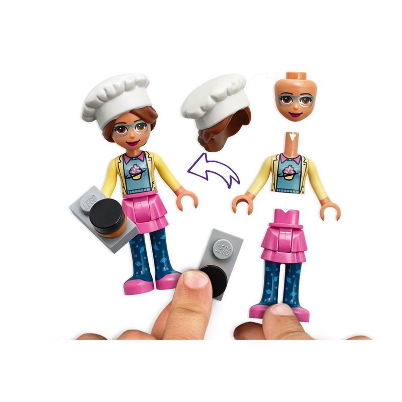 Confira LEGO Friends - Café Cupcake da Olivia - 41366 - Rihappy
