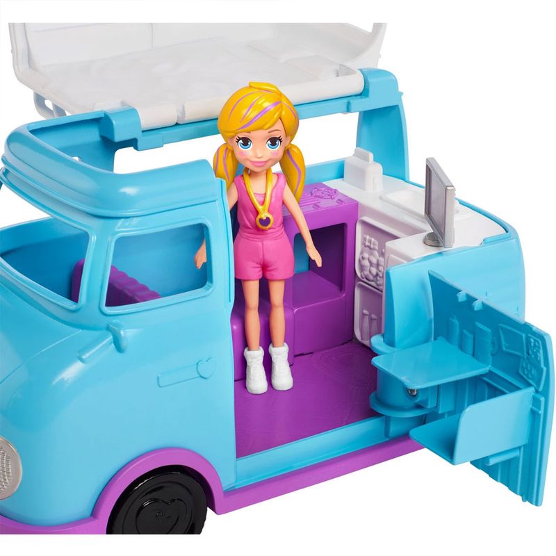 Veiculo-e-Boneca---Polly-Pocket---Polly-e-Veiculo-de-Camping---Mattel