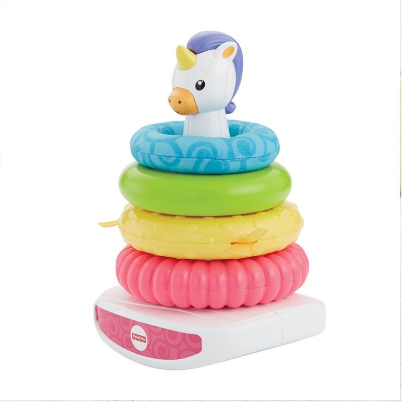 Piramide-de-Argolas---Unicornio-Magico---Fisher-Price