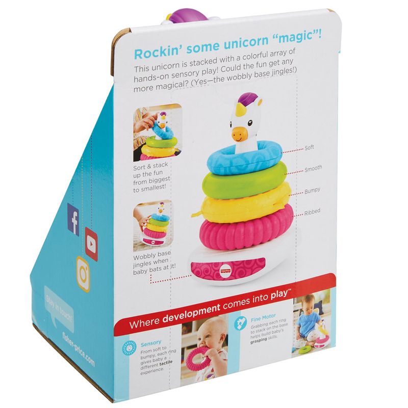 Piramide-de-Argolas---Unicornio-Magico---Fisher-Price